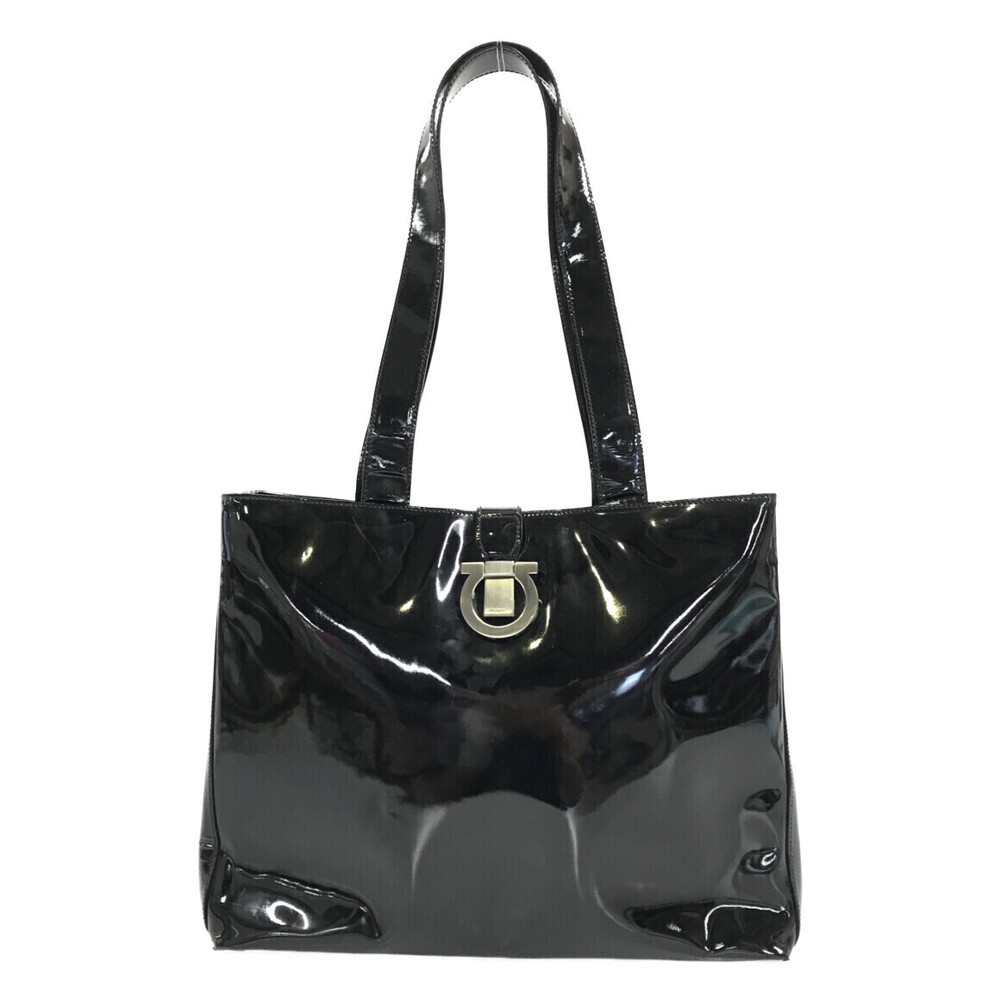 Salvatore Ferragamo Gancini Enamel Tote Bag - Picture 1 of 6